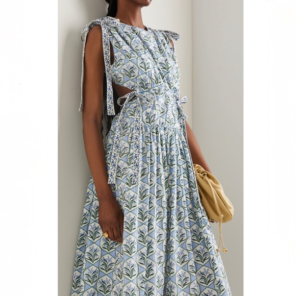 Agua by Agua Bendita Dresses & Skirts - Agua by Agua Bendita Guaguanco Chan Chan Cotton Midi Dress Sz S